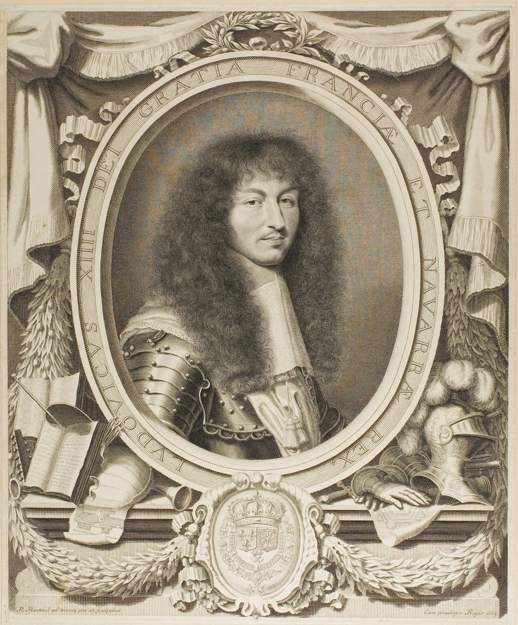Ludvig XIV tekijältä Robert Nanteuil