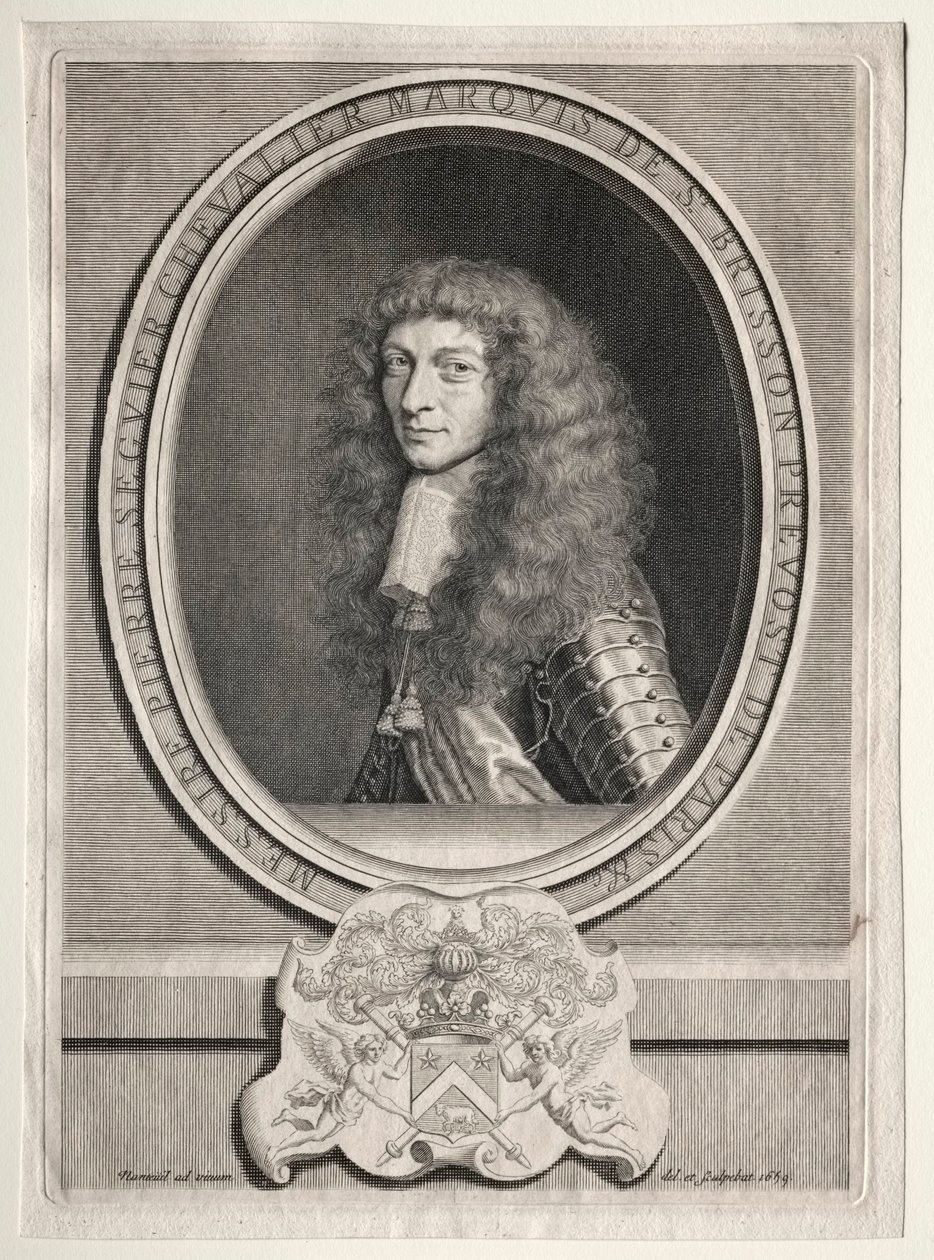 Pierre Seguier Chevalier, St. Brissonin markiisi. tekijältä Robert Nanteuil