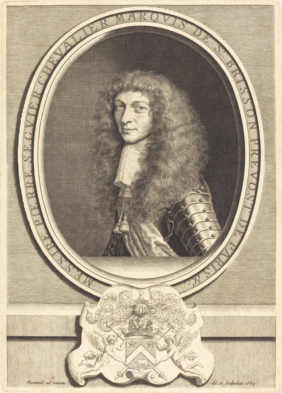 Pierre Seguier, Marquis de Saint-Brisson tekijältä Robert Nanteuil