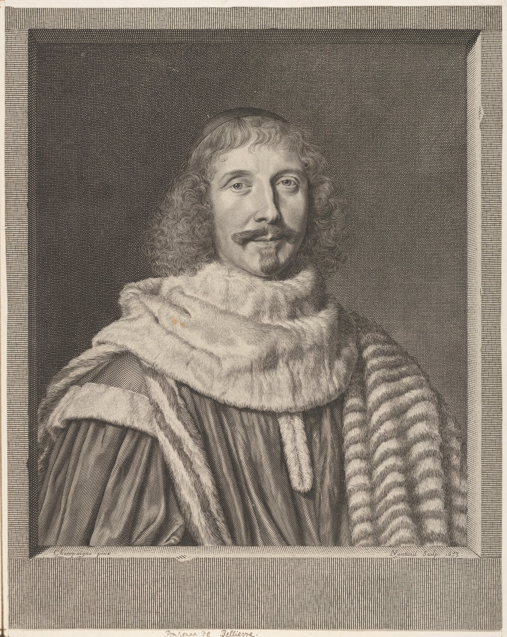 Bellièvren Pompone II, 1653. tekijältä Robert Nanteuil