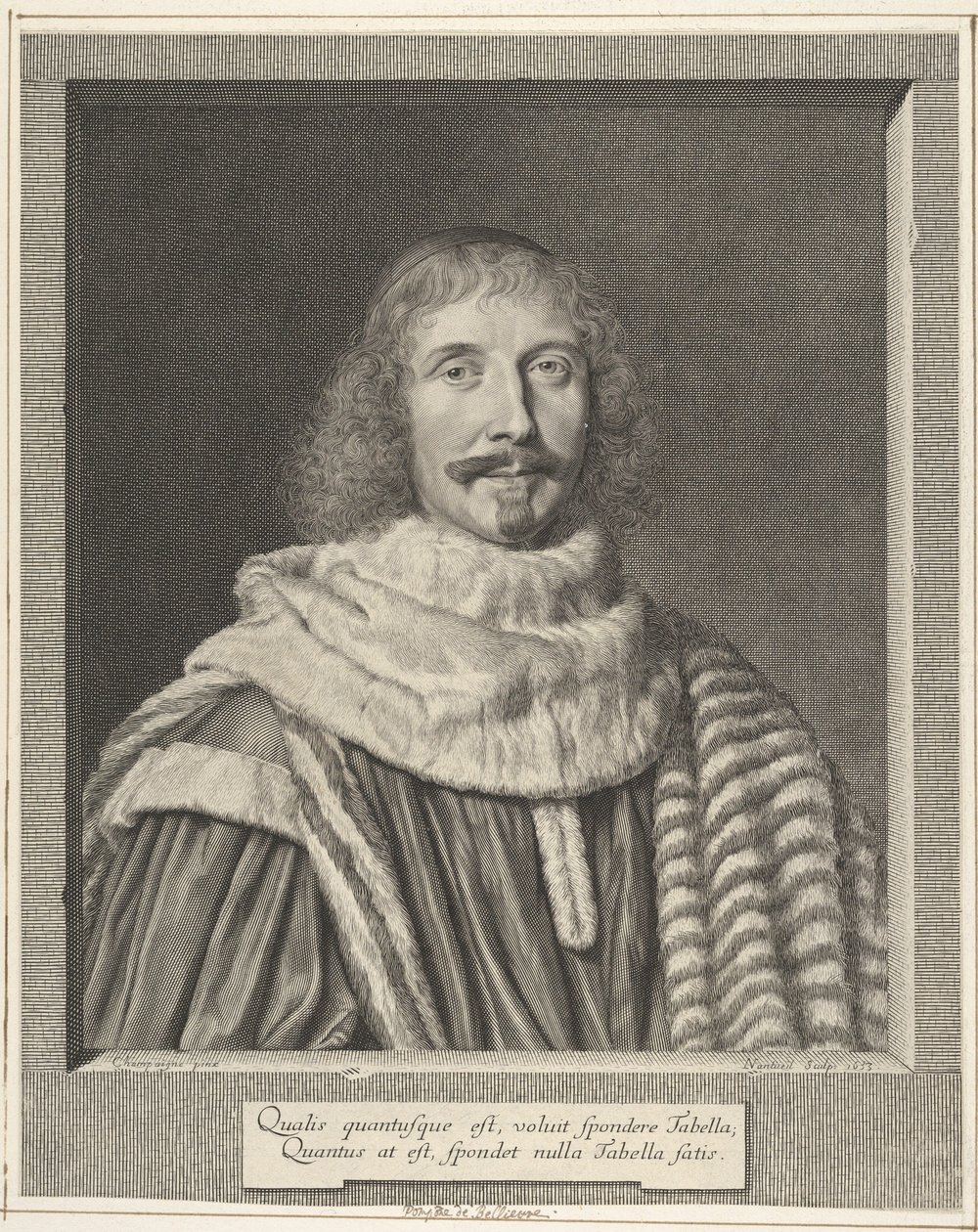 Bellièvren Pompone II, 1653. tekijältä Robert Nanteuil