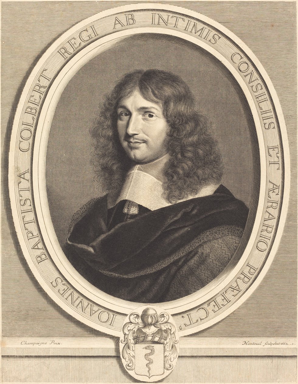 Jean-Baptiste Colbert tekijältä Robert Nanteuil after Philippe de Champaigne