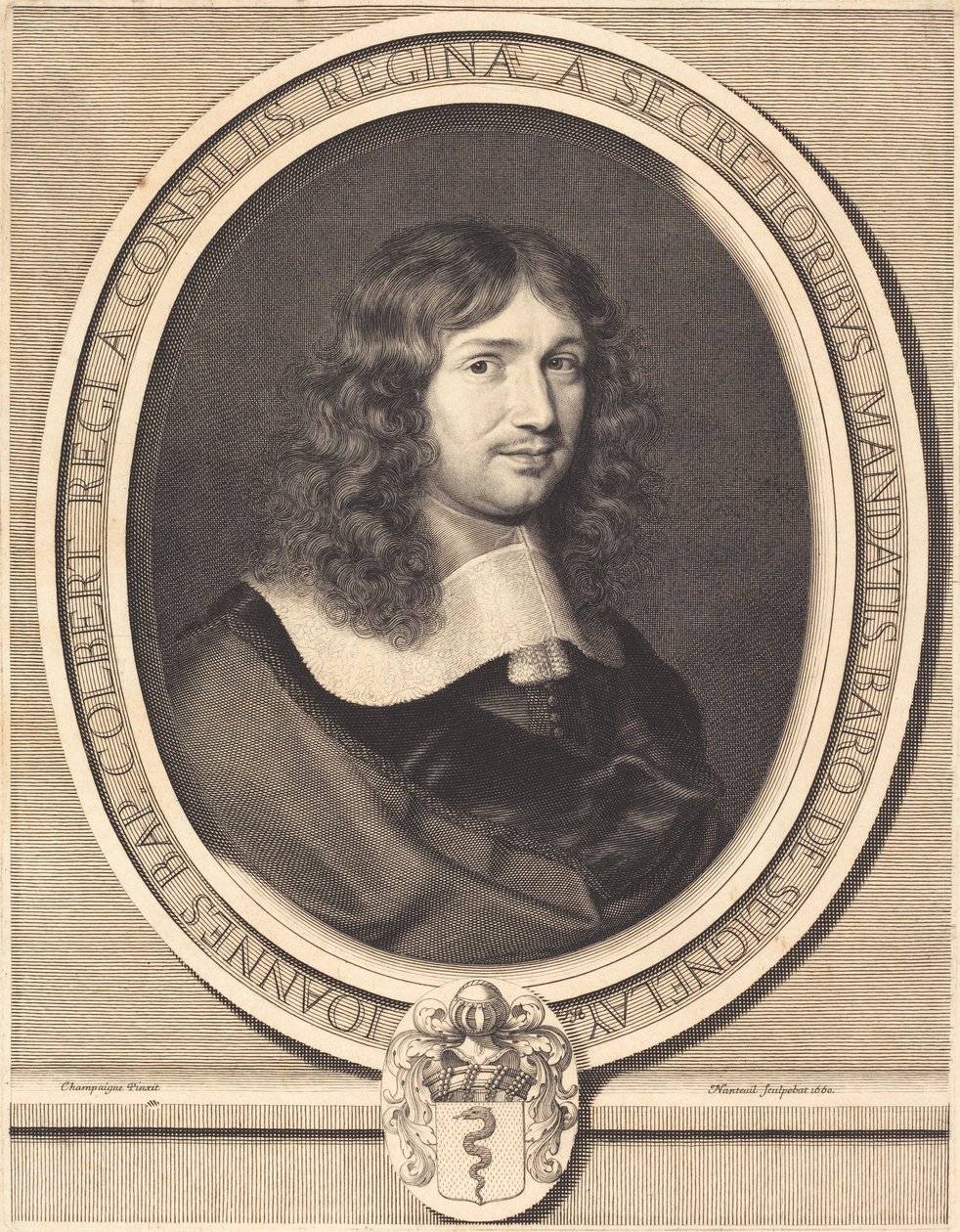 Jean-Baptiste Colbert tekijältä Robert Nanteuil after Philippe de Champaigne