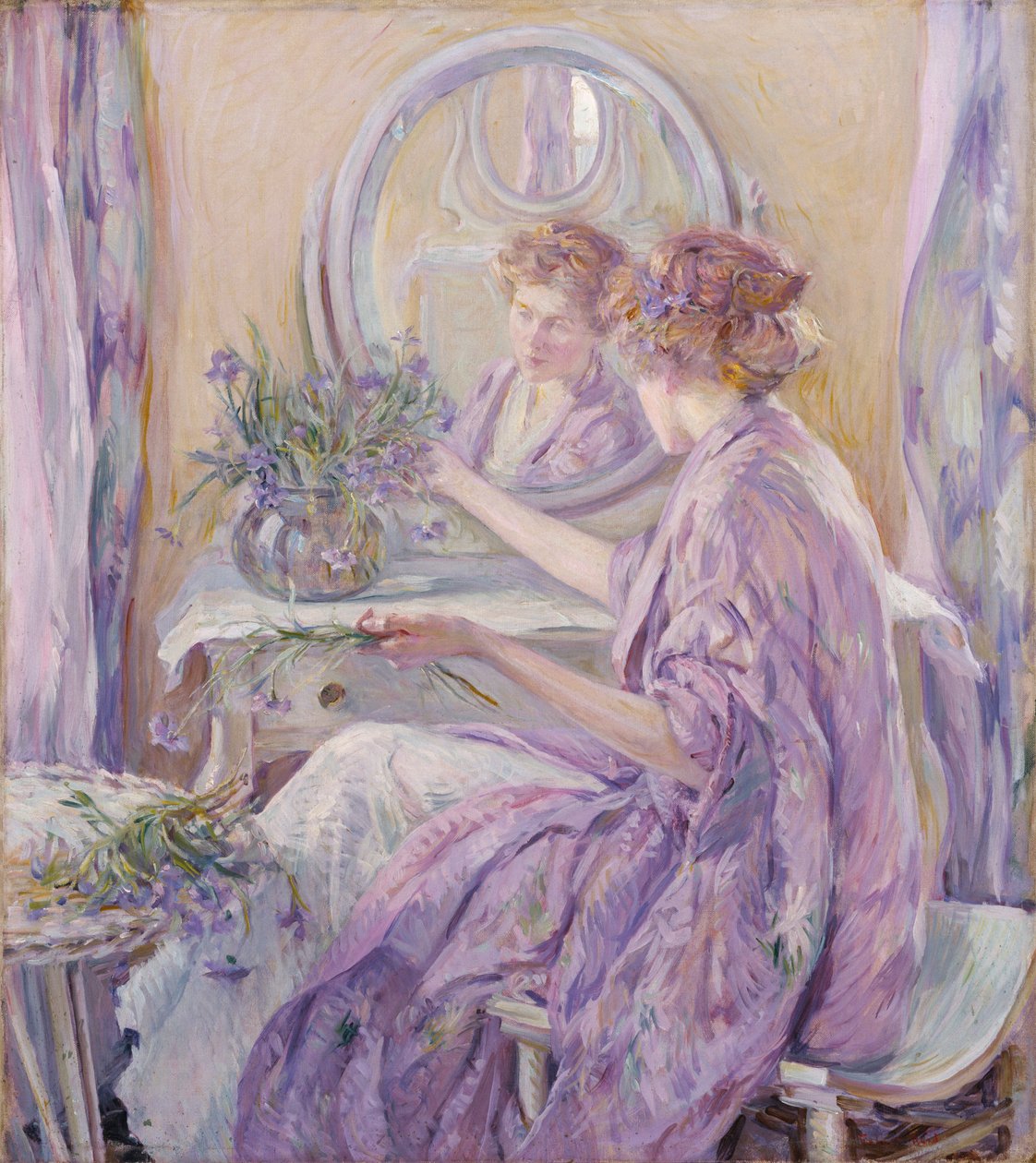 Violetti kimono, n. 1910. tekijältä Robert Reid