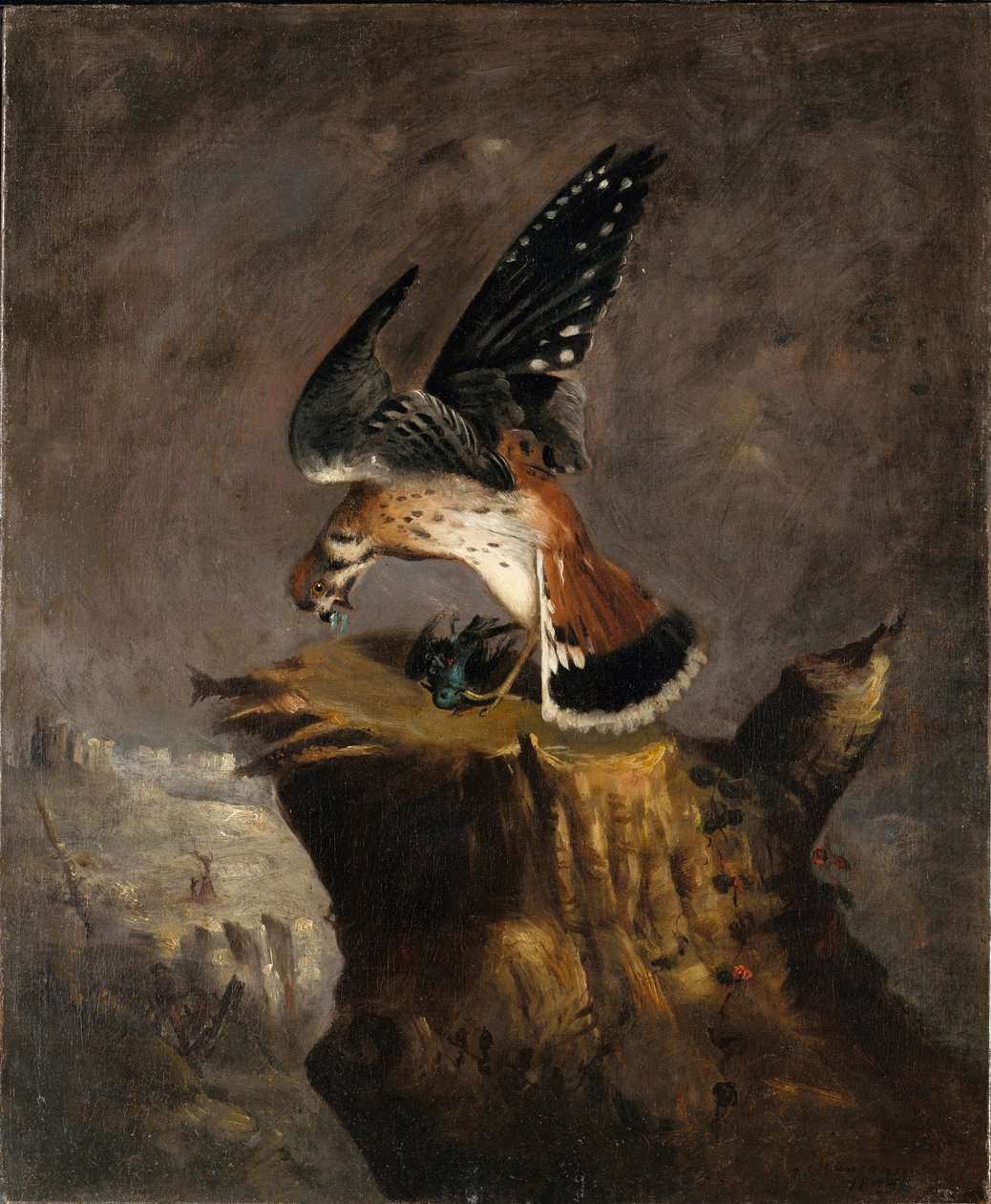 Korppikotka ja sen saalis tekijältä Robert S. Duncanson