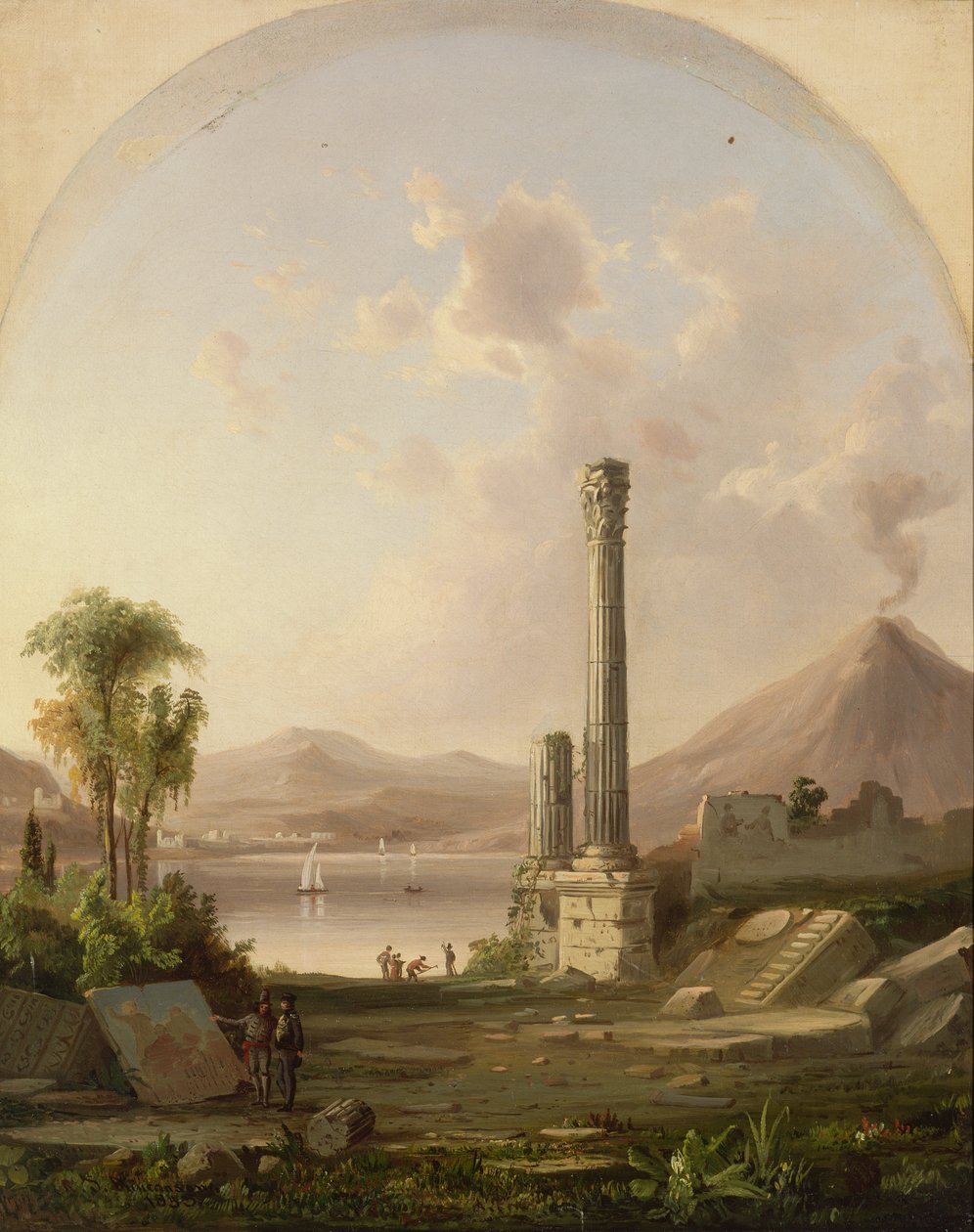Pompeji, 1855. tekijältä Robert Seldon Duncanson