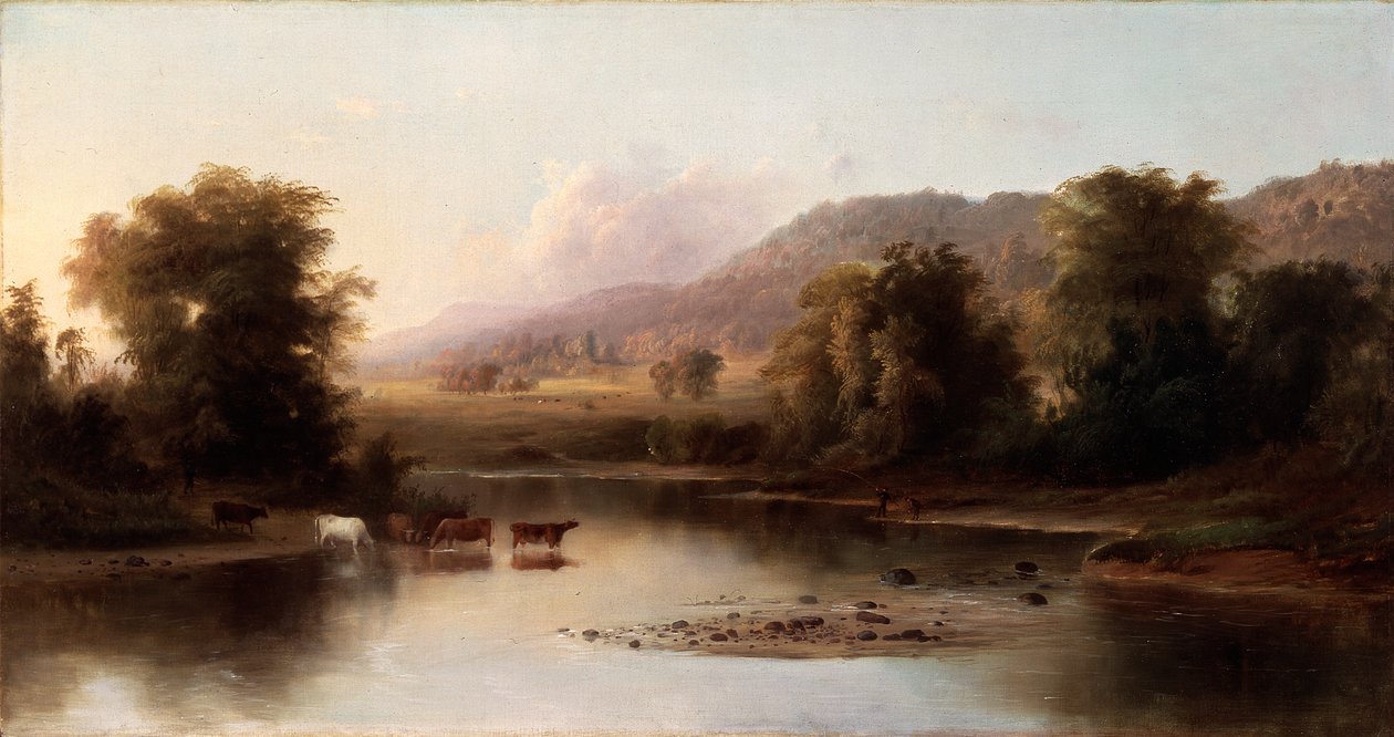 Näkymä Pyhän Anna-joelle tekijältä Robert Seldon Duncanson