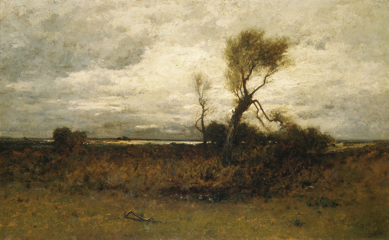 Lähellä rannikkoa, n. 1885. tekijältä Robert Swain Gifford