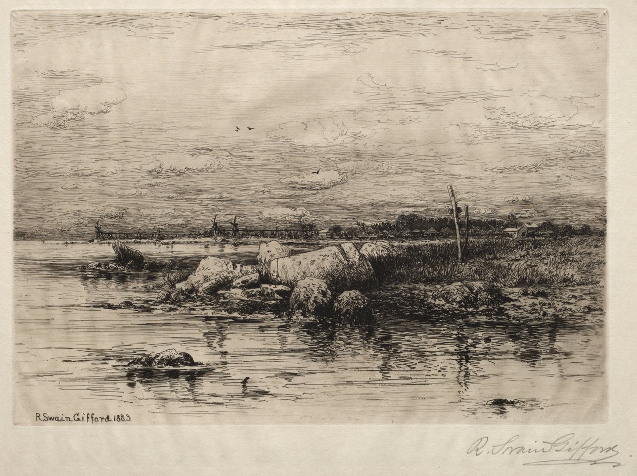 Apponigansettin kuukausi. tekijältä Robert Swain Gifford
