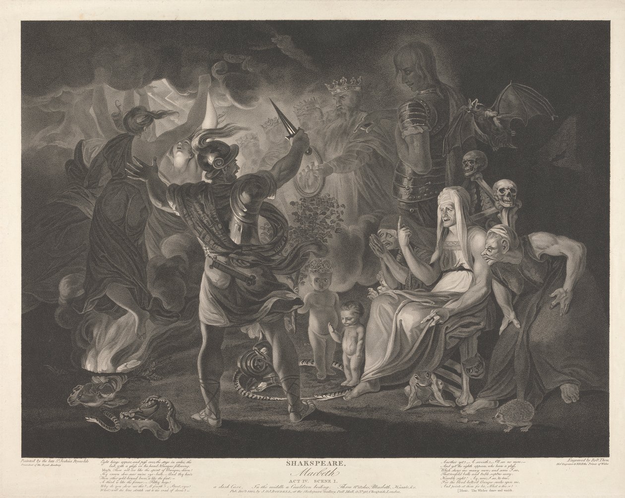Shakespeare, Macbeth näytös IV, kohtaus I tekijältä Robert Thew