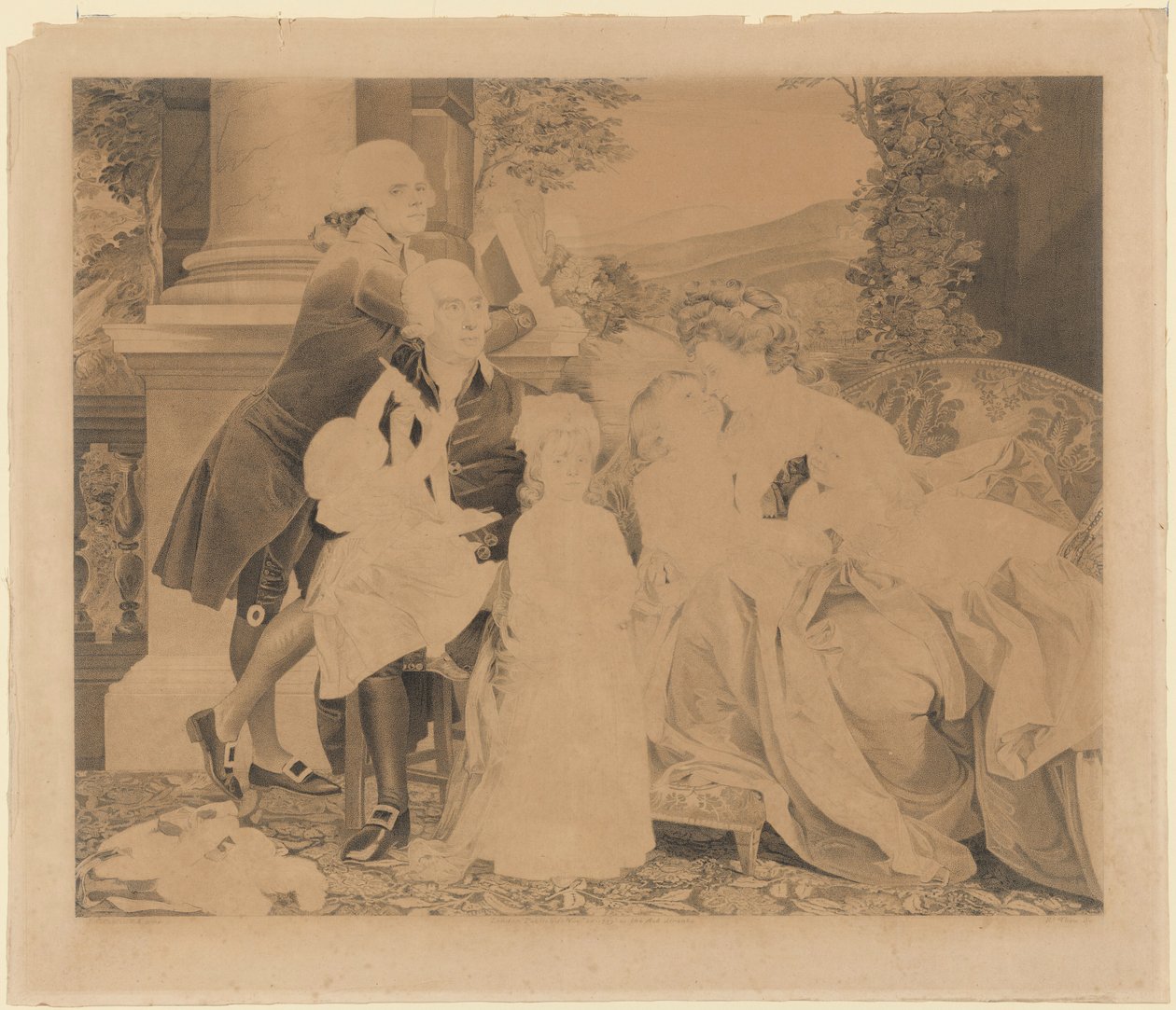 Copleyn perhe tekijältä Robert Thew after John Singleton Copley
