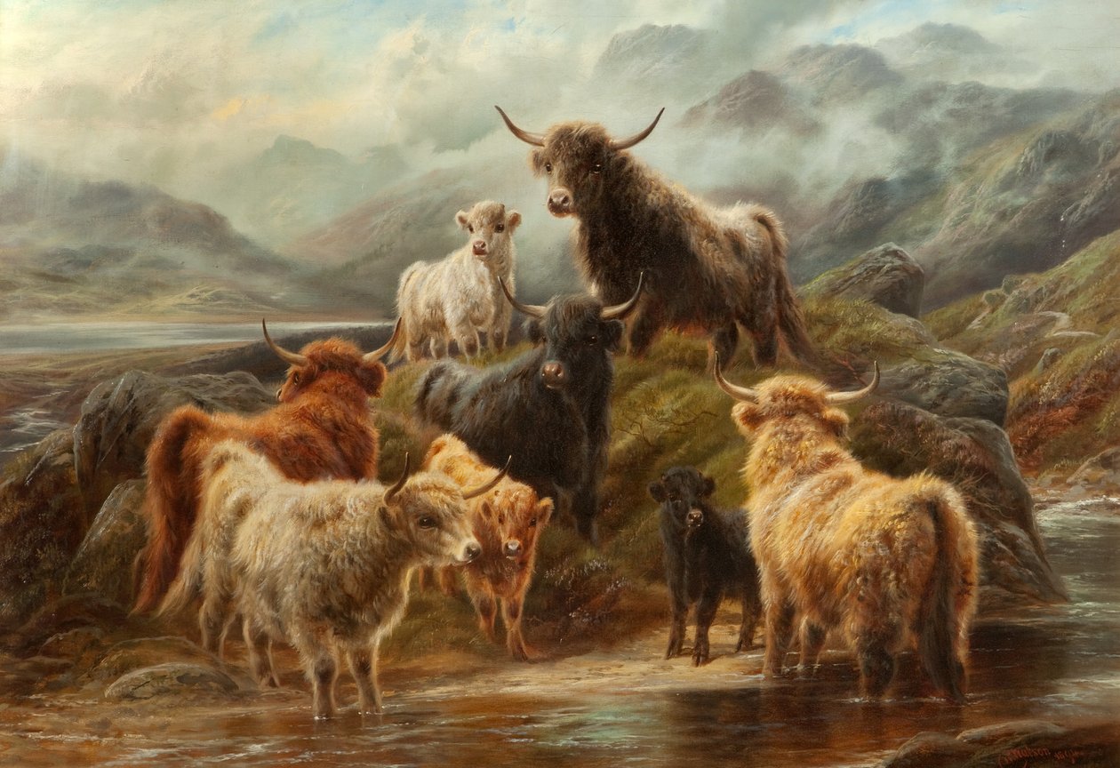 Ylämaan karja, 1894 tekijältä Robert Watson