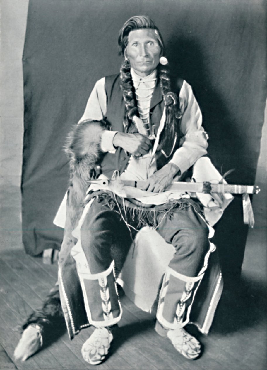Sahaptiinilainen intiaani, 1912 tekijältä Robert Wilson Shufeldt