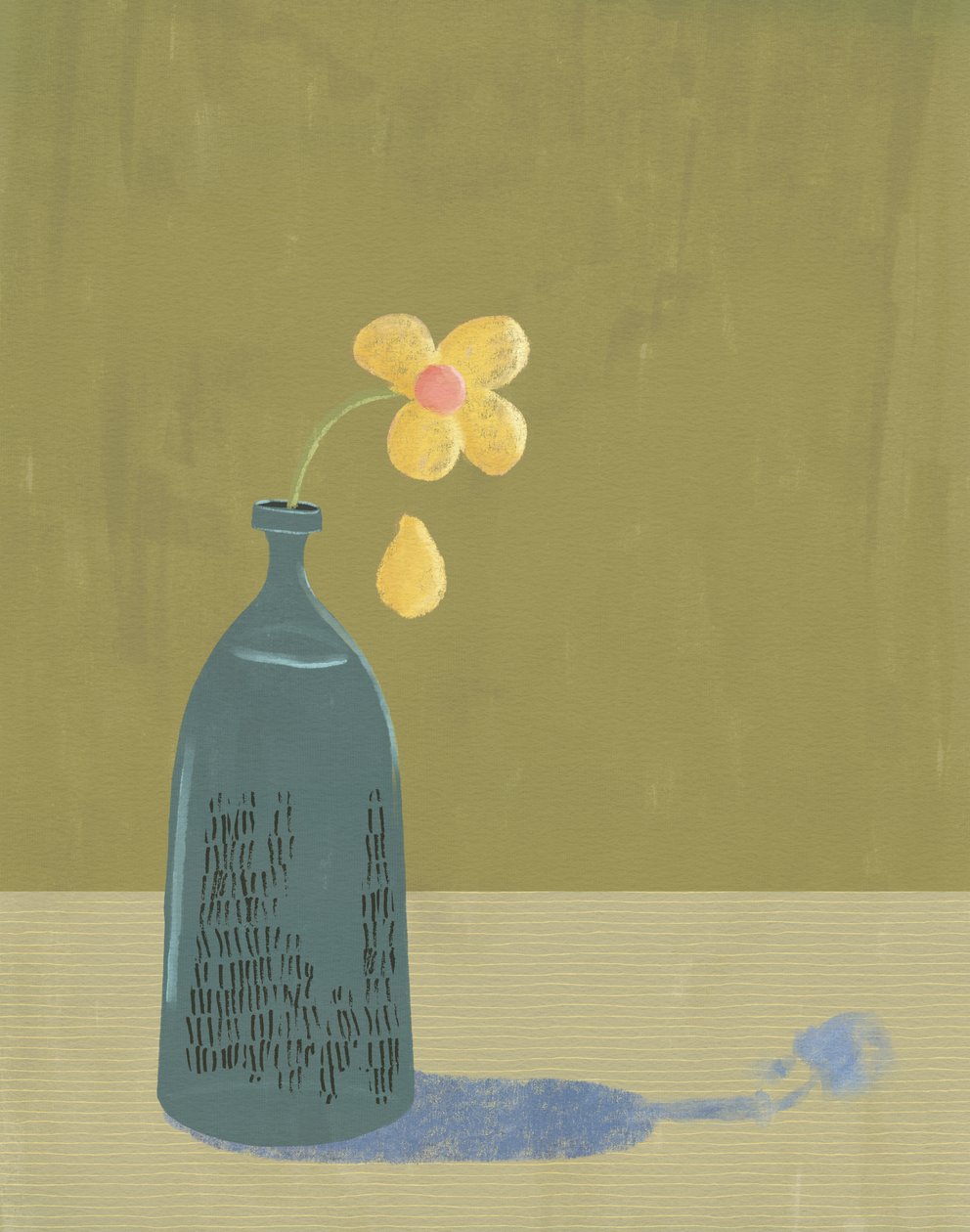 Wilted Daisy, 2021 (digitaalinen) tekijältä Roberta Murray