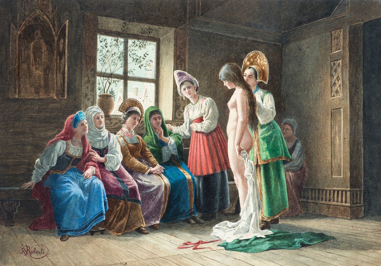 Morsiamen valinta, 1800-luvun alku. tekijältä Roberto Roberti