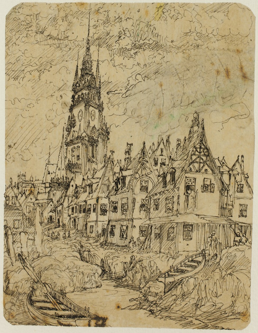 Maritime Village tekijältä Rodolphe Bresdin
