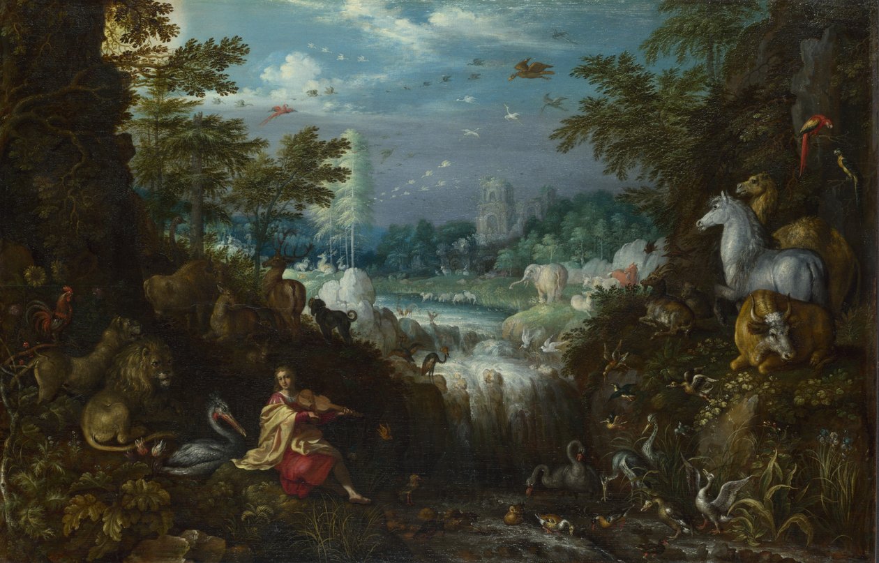 Orpheus, 1628 tekijältä Roelant Savery