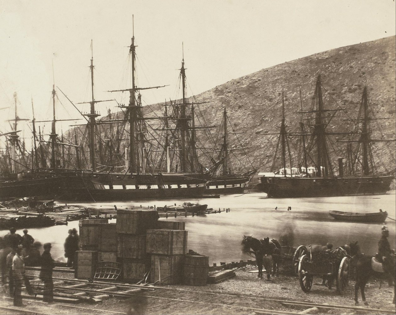 Sataman päällikkö, Balaklava, Venäjä tekijältä Roger Fenton