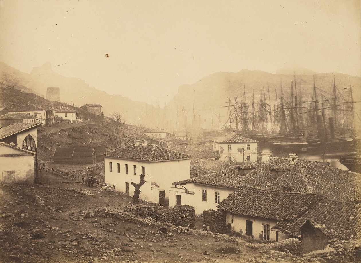 Balaklava, merelle päin katsottuna. tekijältä Roger Fenton
