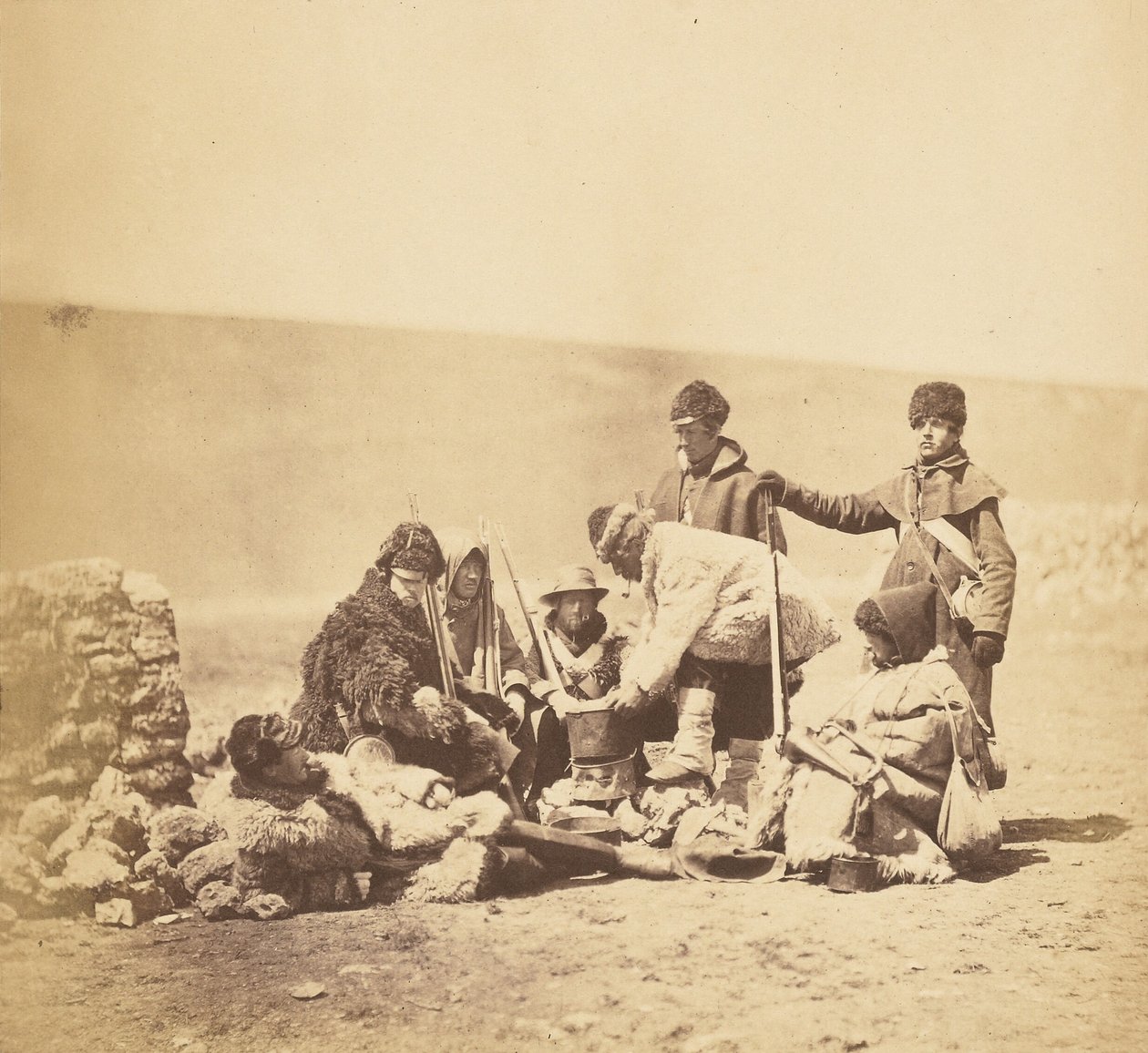 Ryhmä 47. talviasussa tekijältä Roger Fenton