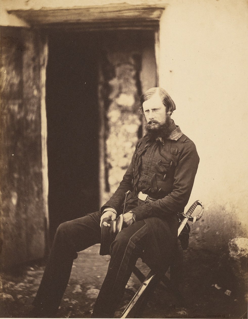 Everstiluutnantti prinssi Edward Saxe Weimarista. tekijältä Roger Fenton
