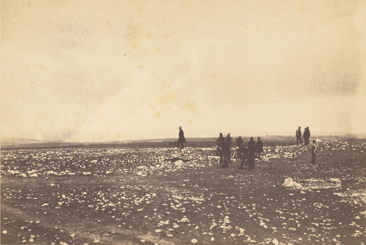 Poliisit vartiossa Cathcarts Hillillä. tekijältä Roger Fenton