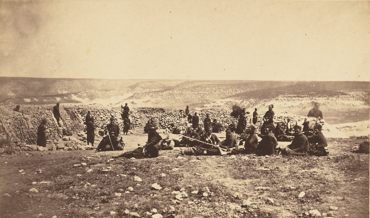 Ranskalainen linnake Inkermannissa tekijältä Roger Fenton