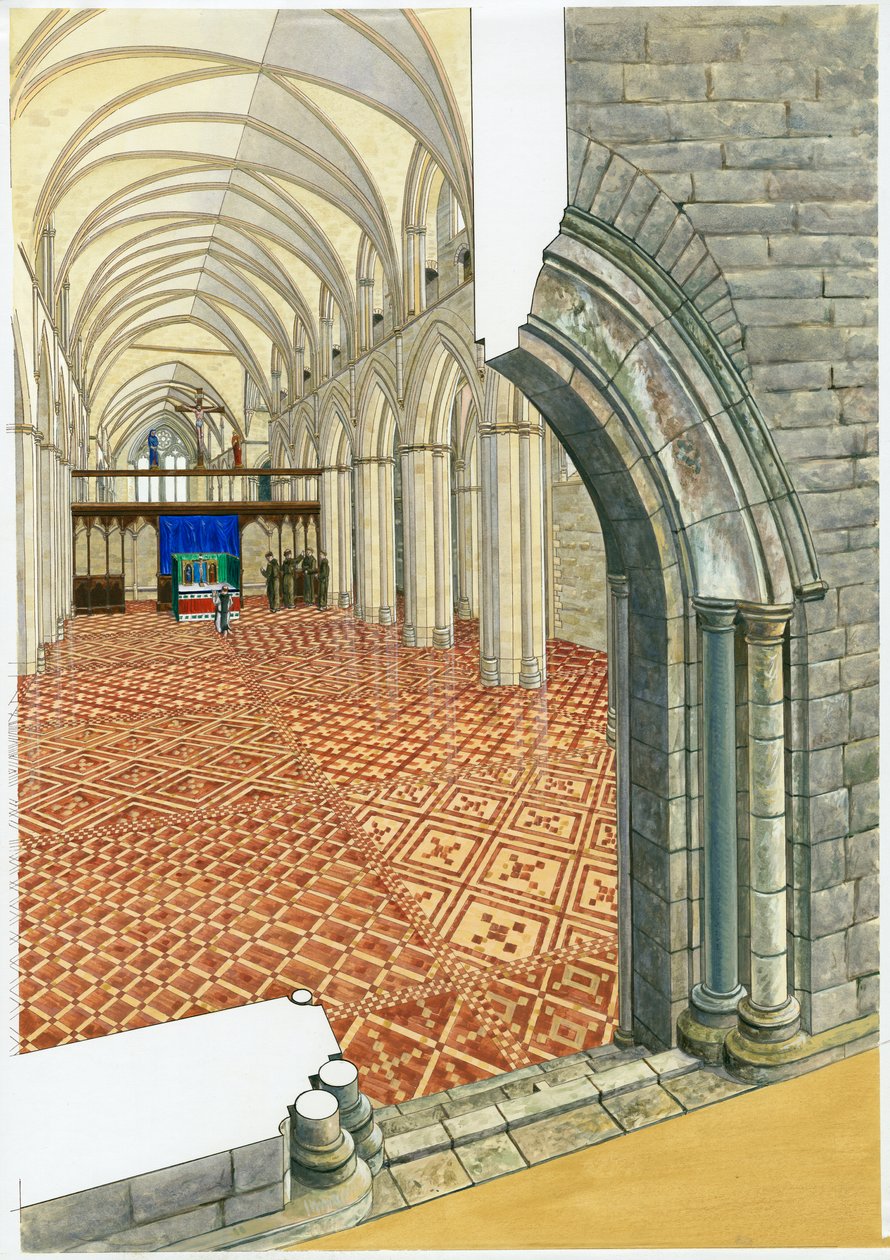 Netley Abbey, 1300-luku, 1990-2010 tekijältä Roger Hutchins