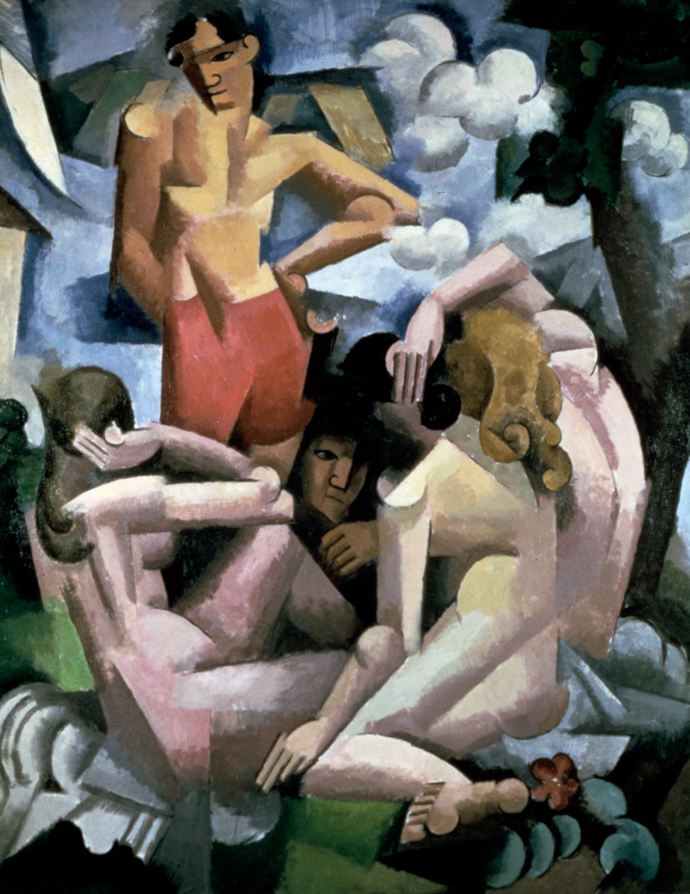 Uimarit, 1912. tekijältä Roger de La Fresnaye