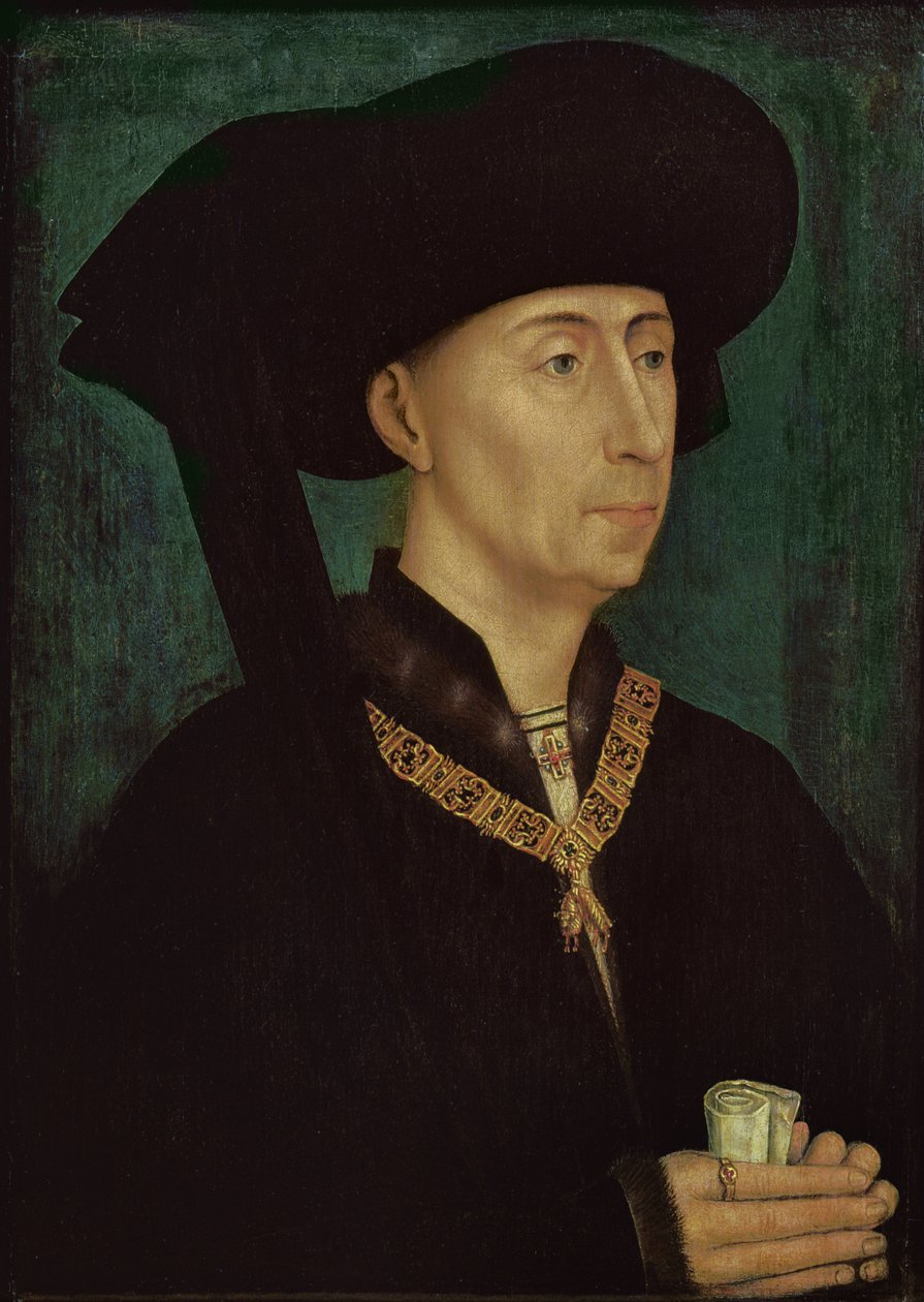 Philippe III (1396-1467) le Bon, Duc de Bourgogne, n. 1445 tekijältä Rogier van der Weyden