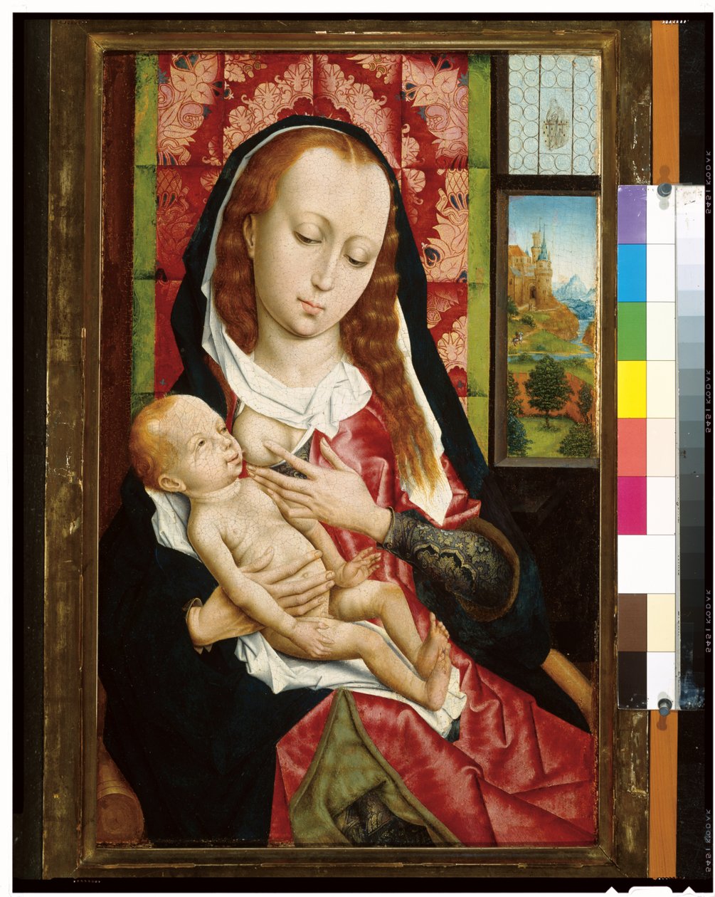 Neitsyt ja lapsi, noin 1480 tekijältä Rogier van der Weyden