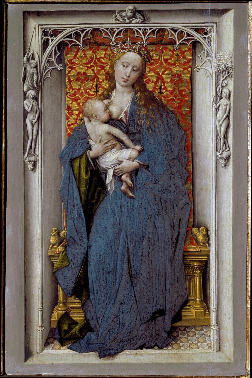 Neitsyt ja lapsi (maalaus tekijältä Rogier van der Weyden