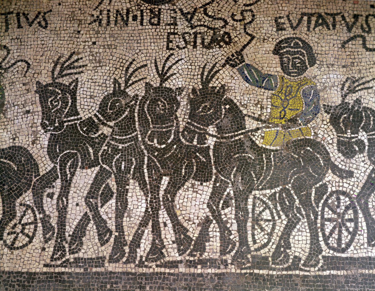 Quadriga (mosaiikki) tekijältä Roman