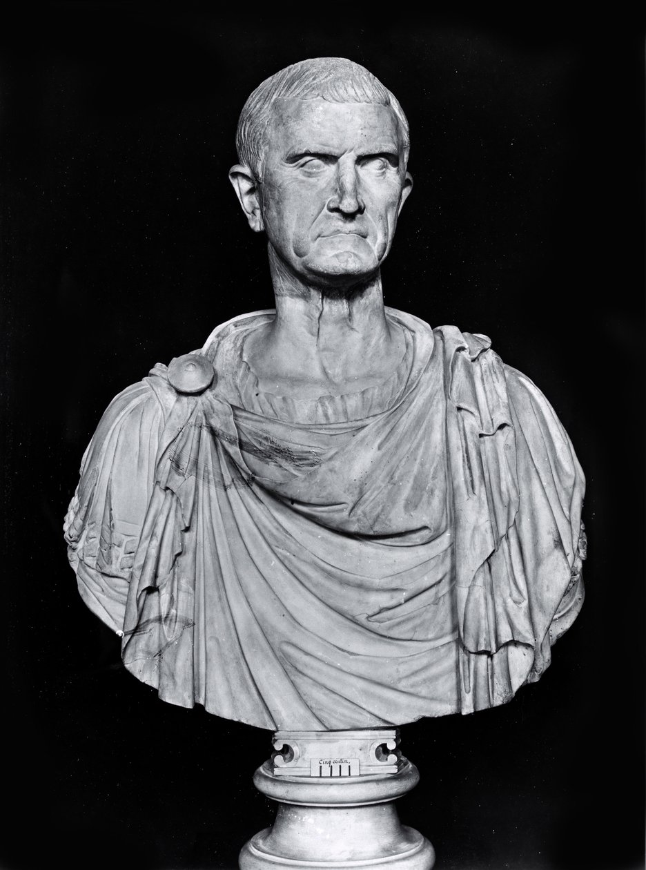 Marcus Licinius Crassuksen rintakuva (n. 115-53 eKr.) tekijältä Roman