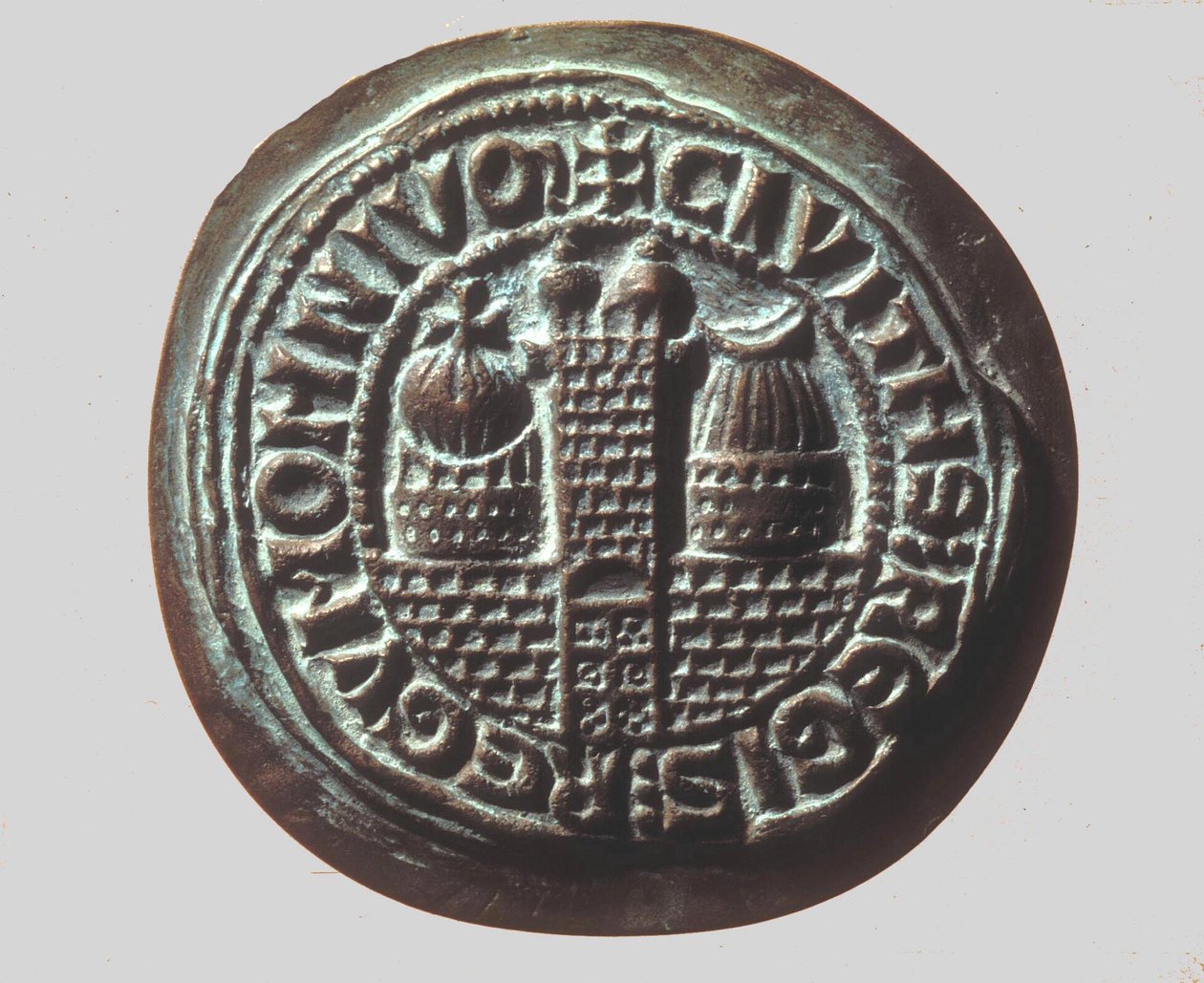 Jerusalemin ristiretkeläiskuninkaan sinetti (pronssi) tekijältä Roman