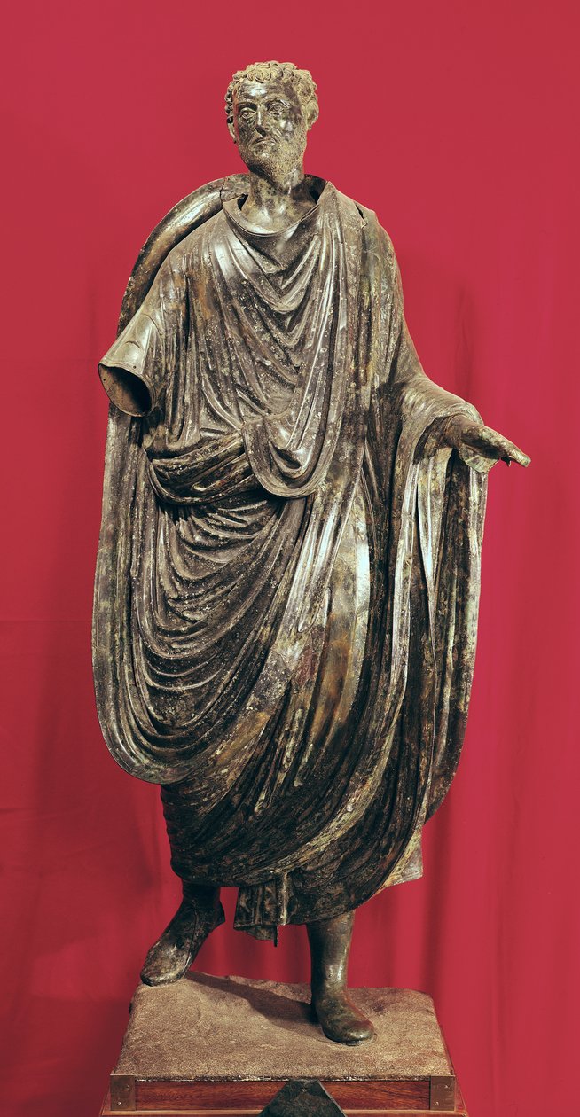 Caesar Julianus Pacatianuksen patsas (pronssi) tekijältä Roman