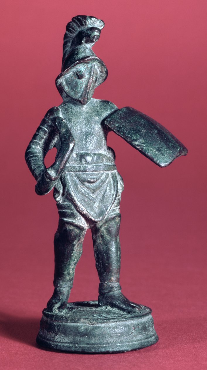 Gladiaattorin patsas, (pronssi) tekijältä Roman