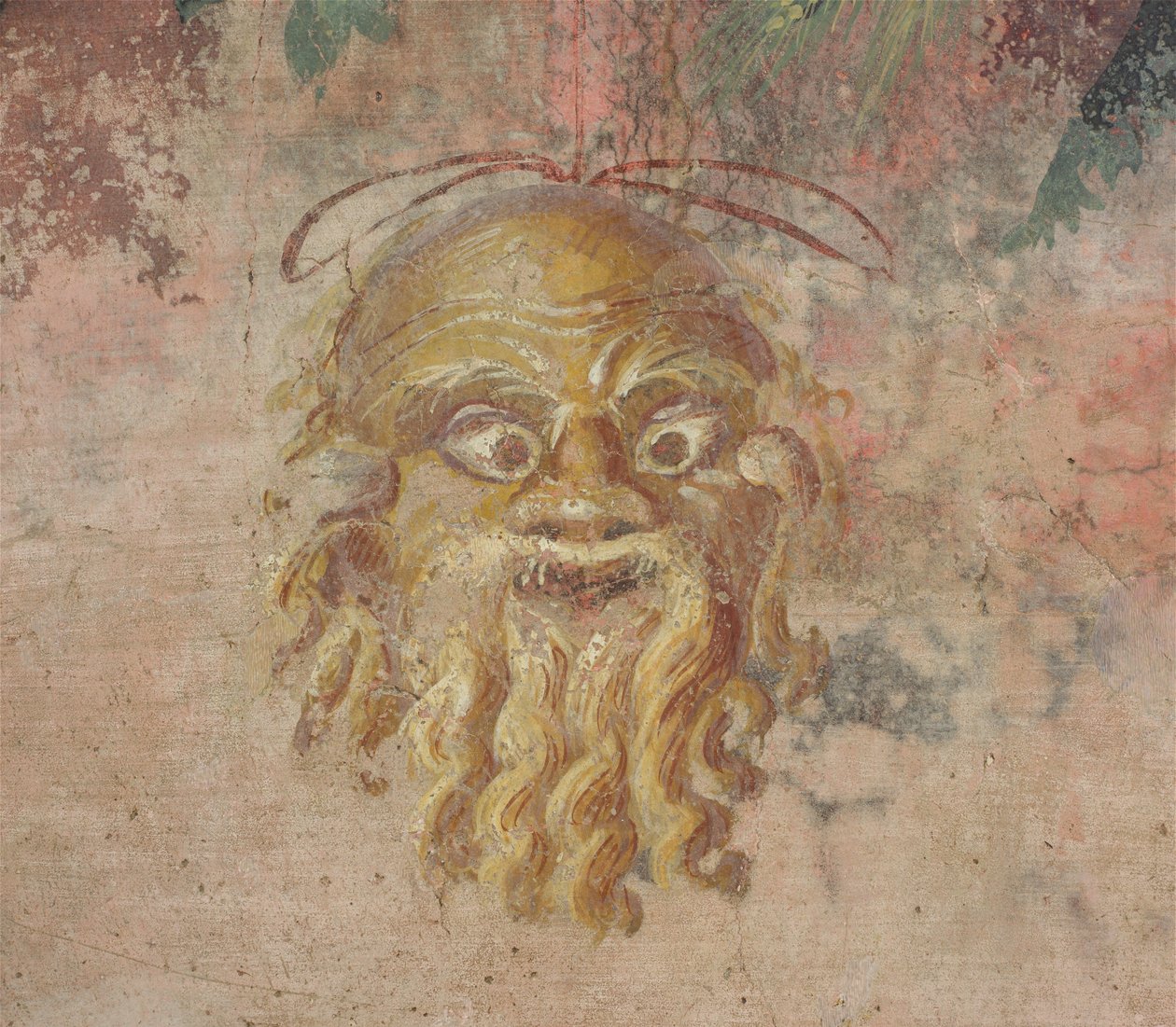 Seinämaalaus Boscorealen huvilan eksedrasta, noin 50–40 eaa. tekijältä Roman Republican Period