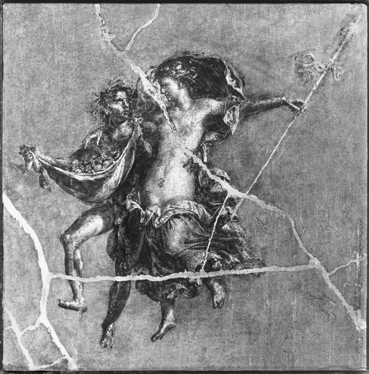 Faun ja Bacchante, Pompejista tekijältä Roman Roman