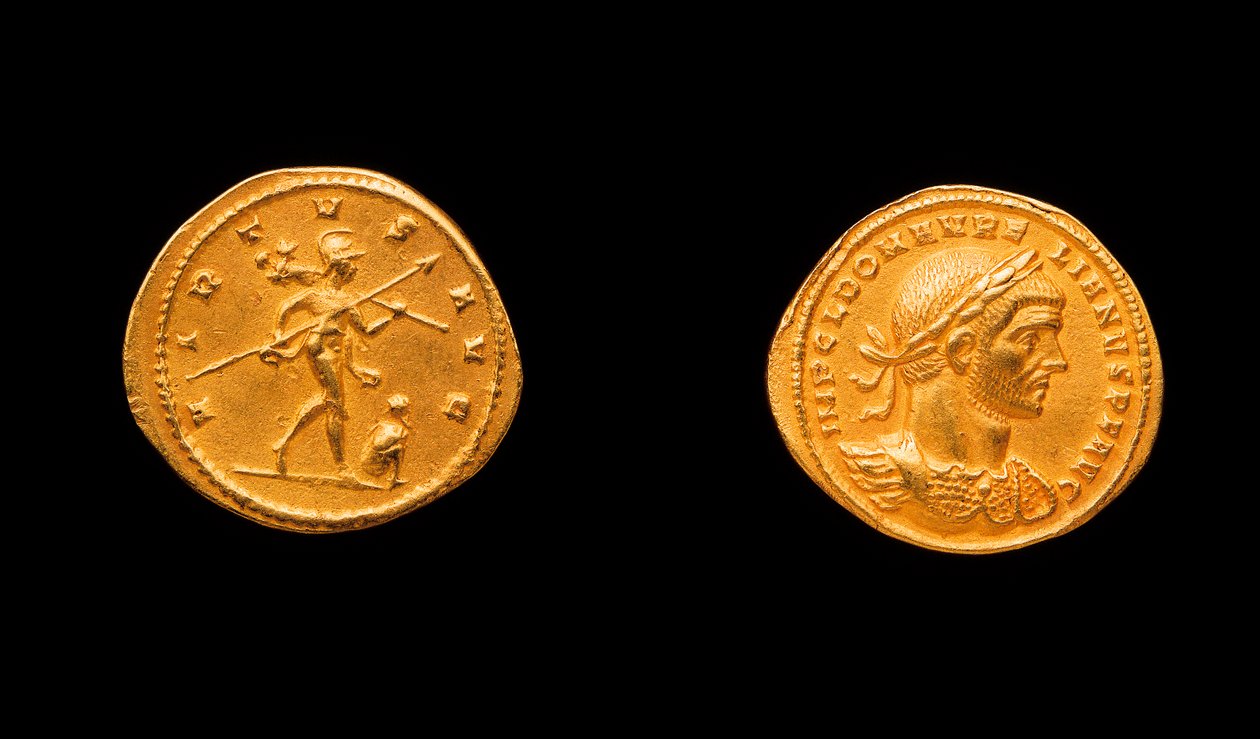 Aurelianuksen kolikko, 270-275 jKr (kulta) tekijältä Roman