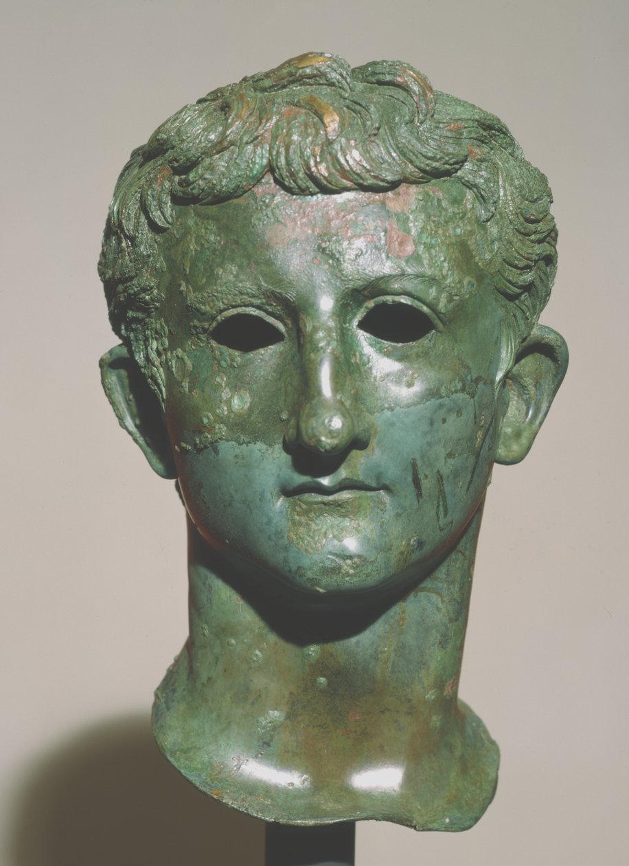 Germanicuksen johtaja (pronssi) tekijältä Roman