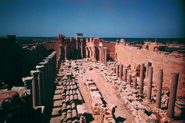 Leptis Magna, Labdah (limestone) (photo)finn tekijältä Roman