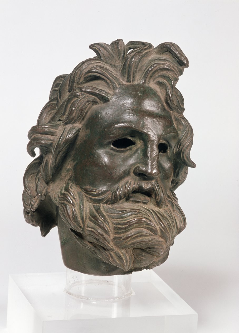 Poseidonin johtaja (pronssi) tekijältä Roman Roman