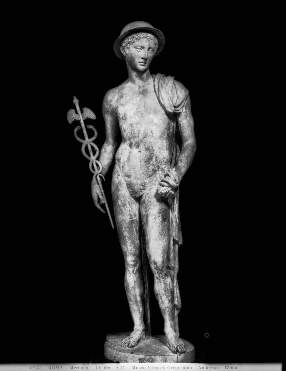 Merkuriuksen patsas (marmori) tekijältä Roman Roman