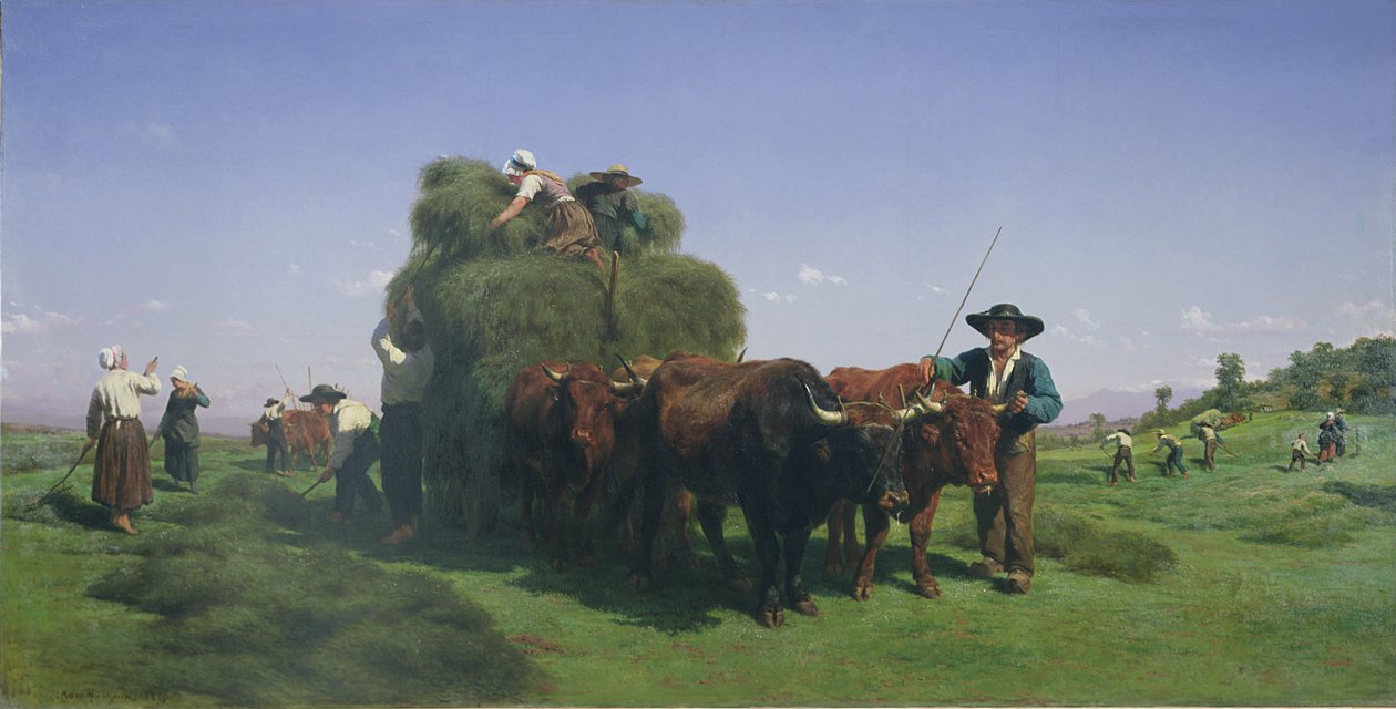Heinänteko, Auvergne tekijältä Rosa Bonheur