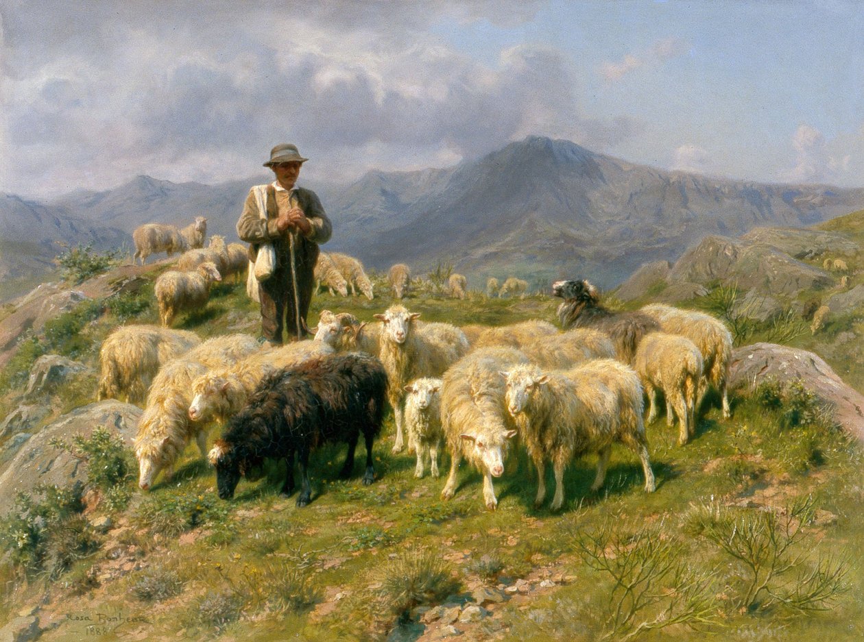Pyreneiden paimen tekijältä Rosa Bonheur