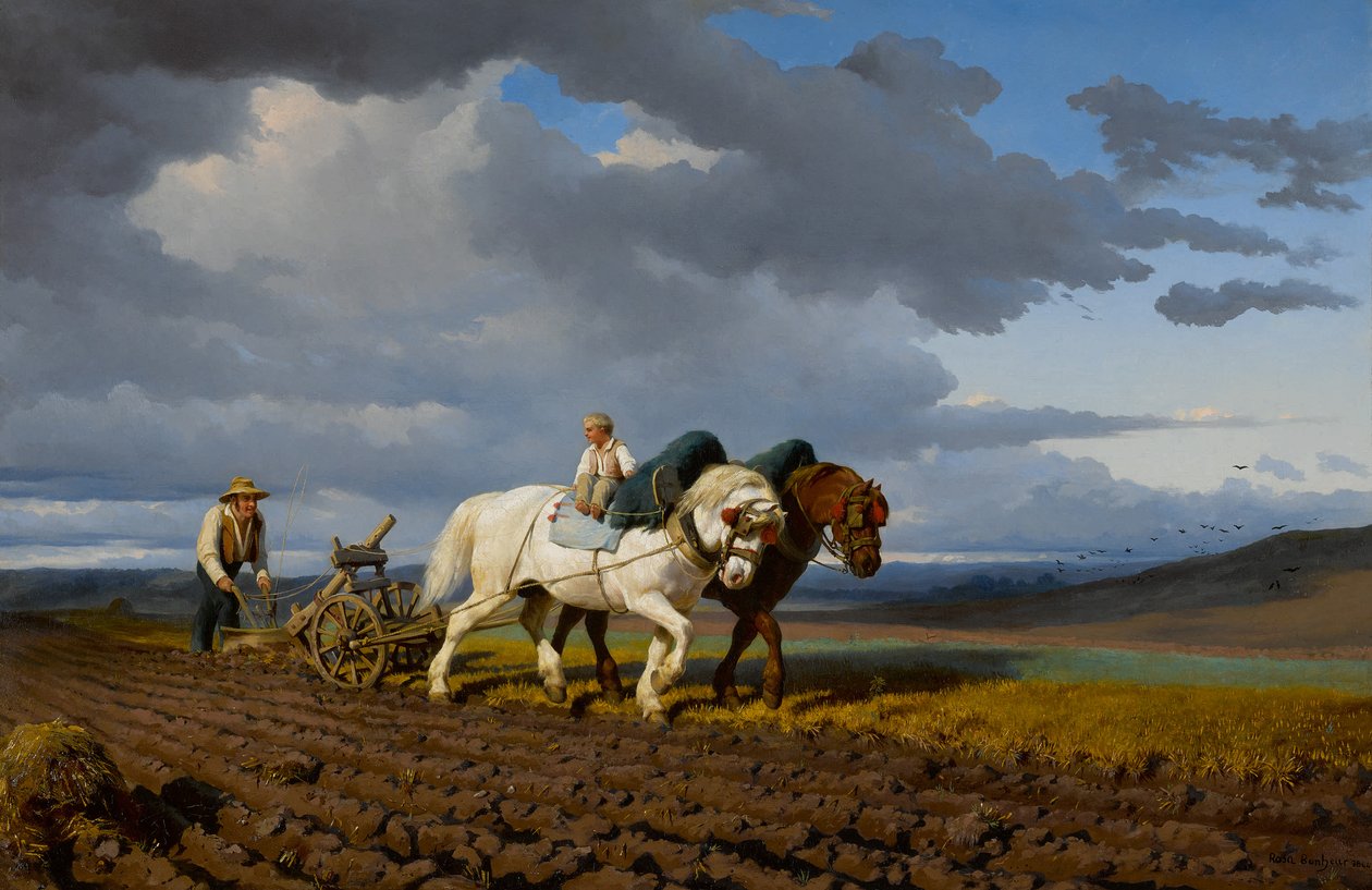 Kyntö, 1844. tekijältä Rosa Bonheur
