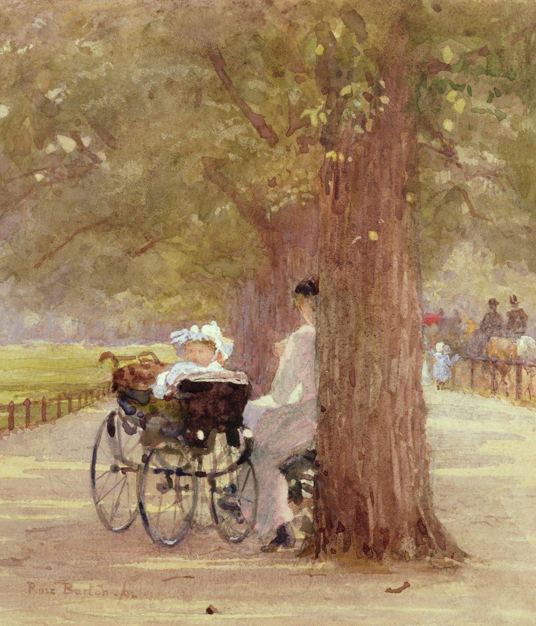 A Rest in Rotten Row, 1892 tekijältä Rose Maynard Barton