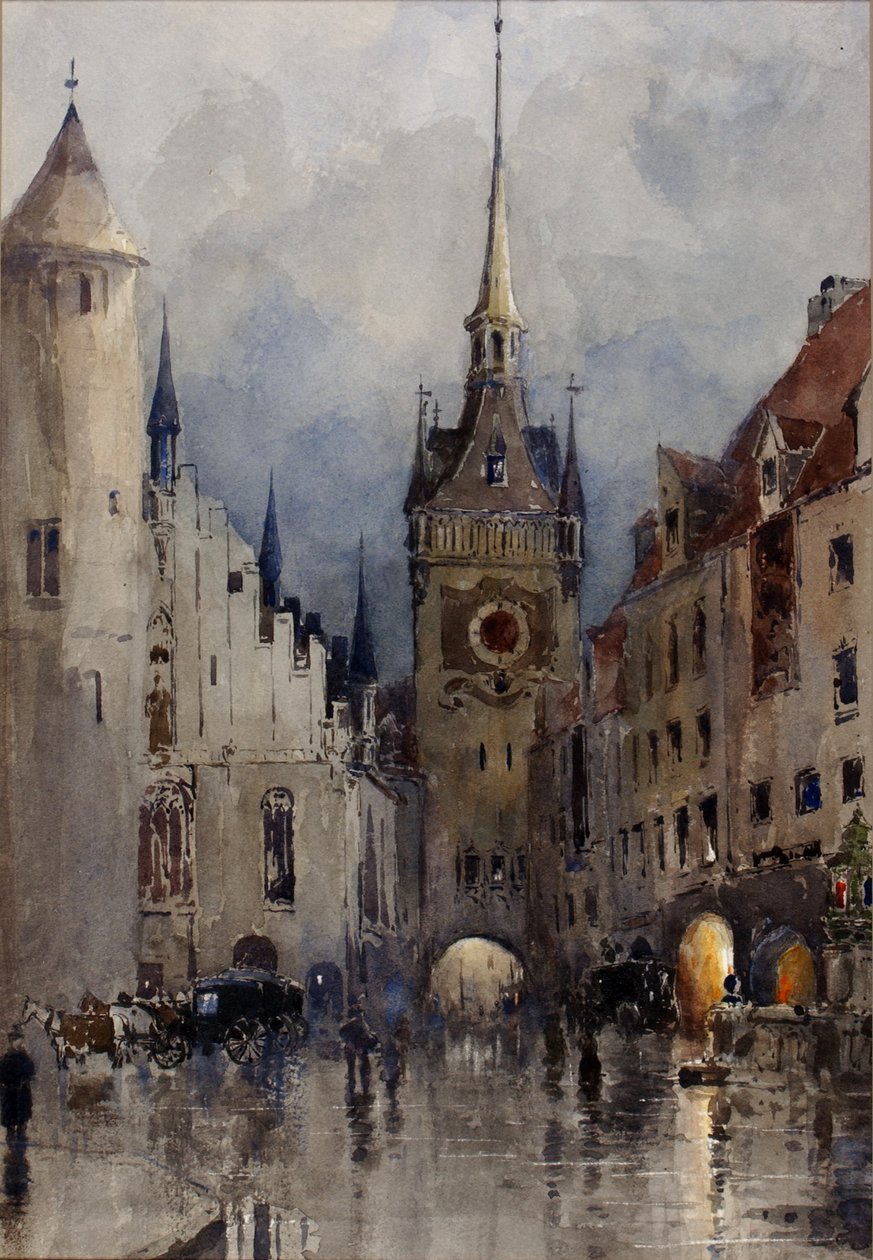Katukuva Münchenissä, 1880. tekijältä Ross Turner