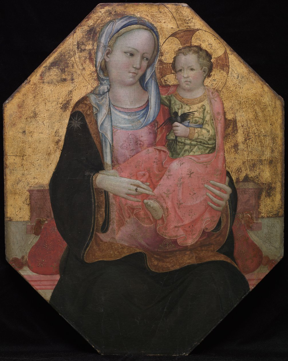 Neitsyt ja lapsi, 1430-luvun loppu. tekijältä Rossello di Jacopo Franchi